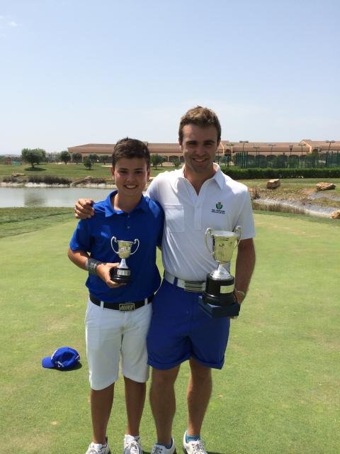 Leonardo Lilja y Pedro Marín en Panorámica Club de Golf
